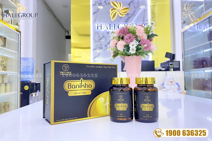 Thông tin về viên uống bổ thận Banikha Thiên Phúc chính hãng