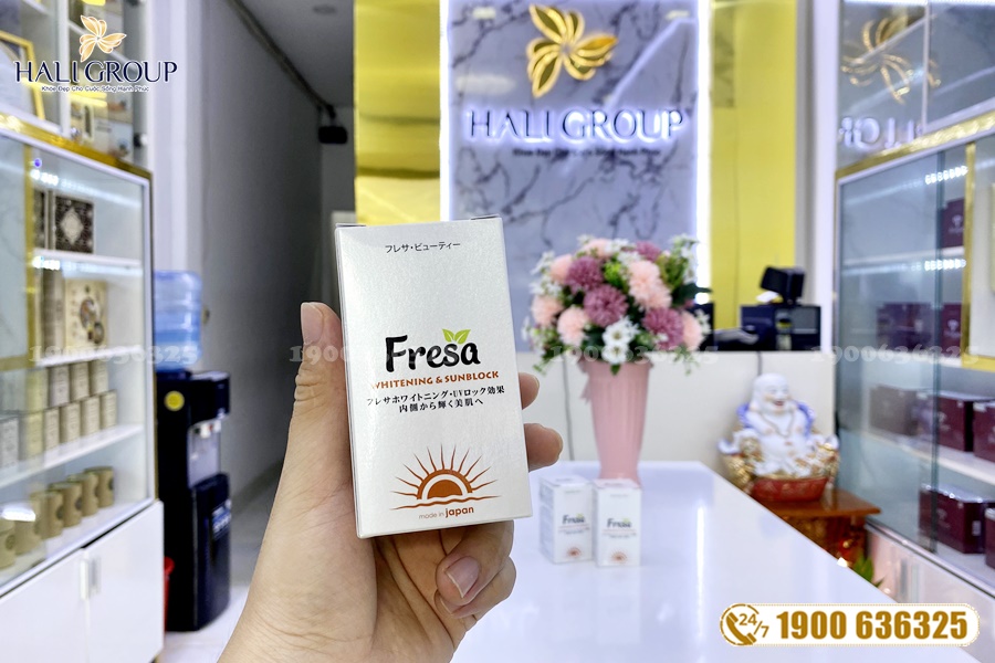 Viên uống trắng da chống nắng Fresa Nhật Bản giá bao nhiêu?